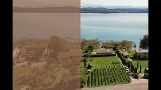 M&ocirc;tier FR | Attraktive Baulandparzelle mit Seesicht