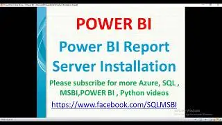 Power BI Report Server Installation | Prerequisites of Power BI Report server on premises