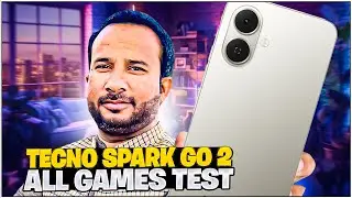 Tecno Spark Go 2 All Games Test 🔥 PUBG, Free Fire, CODM, New State & Blood Strike ⚡️