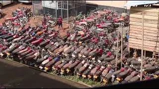 UGANDA POLICE TO DECONGEST STATION YARDS BY REMOVING IMPOUNDED MOTORCYCLES