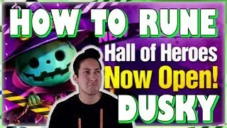 How To Rune Dusky (Dark Jack-O'-Lantern) | Summoners War