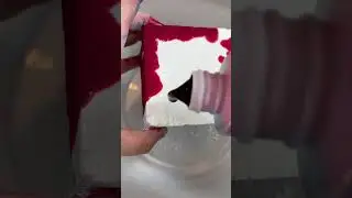 Red dye on Chalk #chalk #chalkasmr #asmr #gymchalk #asmrcommunity #fyp #explore #shorts #youtube