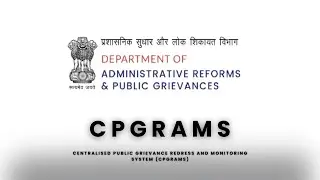 CPGRAMS: File complaints against central government ministries and departments.