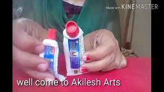 Best out of  wast  toothpaste  capes//make earrings //in telugu