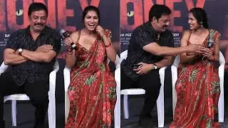 Actress Divi Fun With Raja Ravindra @ Honey Trailer Launch Event | Manastars