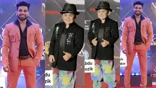 Shiv thakare & abdu rozik spotted today at Mumbai awards show