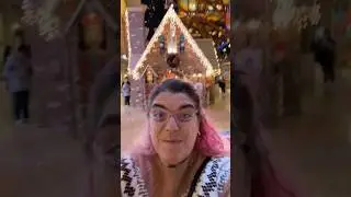 Giant gingerbread house at Mohegan Sun in Connecticut