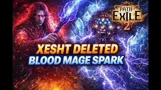 Level 92 Blood Mage Spark MELTS Xesht T1 | Frost Wall + Arc CoC | PoE 2