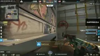 Shroud 1v3 clutch vs CLG [ Subaru Invitational 2017 ]