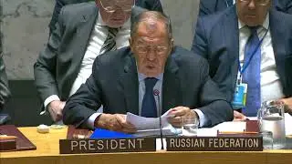 Statement by Russian Minister of Foreign Affairs Sergey Lavrov at the UN Security Council Meeting