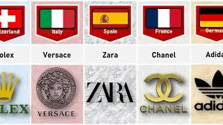 Popular Fashion Brand From Different Countries