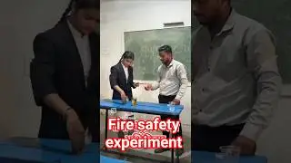 Can Water Extinguish a Petrol Fire? | Science Experiment#fireexpriment #saeedsir