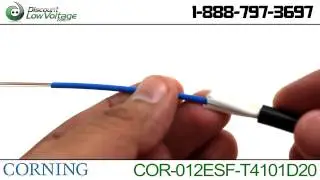 Corning 012ESF-T4101D20 Singlemode Fiber Optic Cable Video