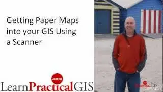 GIS for Beginners: Use a Scanner to convert a paper map into a GIS map: georeferencing & digitizing