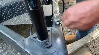 DIY 🛠 How to install an Electric 3500 pound jack on an enclosed car trailer