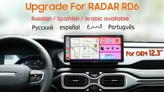 Upgrade Android module to RADAR RD6 english espanol arabic russian #geelyaccessory #geelyautoparts 