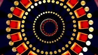 4K Abstract 3D Moving Cube Tunnel DJ Motion Background || VJ Loops || Free LED Motion Video