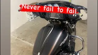 Street glide t bar install the hard way