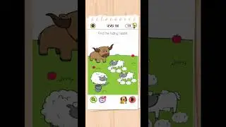 Level 310//Find the hiding rabbit. Brain test #games #braintestinggame #braintest #braintestsite