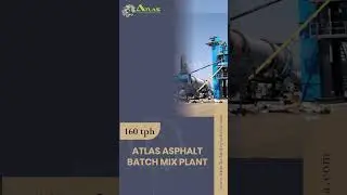 Atlas 160 tph asphalt batch mix plant working in India   #asphaltmixingplant  #asphaltplant