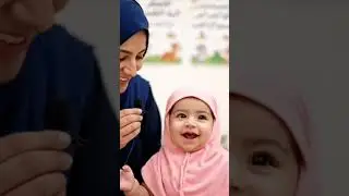 10 Month Muslim Baby Interview | Who is Your Rabb?#cutebaby #viral #shots