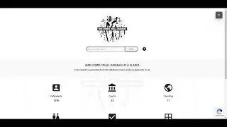 War Crimes Trials Database - How to
