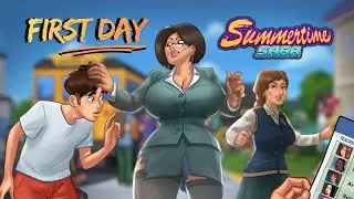 Прохождение игры Summertime Saga в первый день + пошаговое руководство по прохождению в первый день