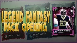 *NEW* 92 OVERALL FLASHBACK MARSHON LATTIMORE! SEVEN LEGEND FANTASY PACK OPENING!| MADDEN 19
