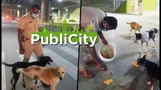 Bengaluru cop feeds stray dogs during lockdown