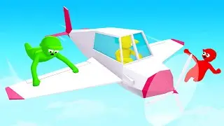 HOLD ON To The PLANE Or DIE! (Human Fall Flat)
