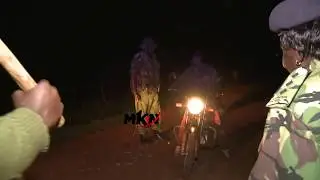 DRAMA AS POLICE IN KISII IMPLEMENT THE CURFEW!