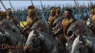 ELFISH CIVIL WAR - Lindon and Imladris VS Wood Elves and Lorien | 15,000 Units - Cinematic Battle