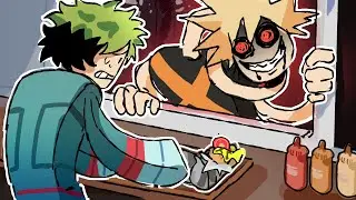 MHA Voice Actors Survive ALL ANOMALIES At The Scary Shawarma Kiosk