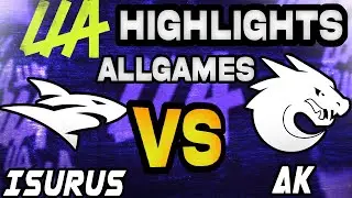 ALL KNIGHTS VS ISURUS GAMES HIGHLIGHTS - LEAGUE OF LEGENDS - LLA JORNADA 7 2023