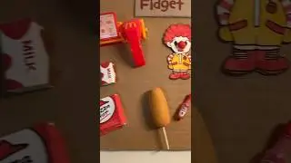 🍔 🍟 Food Fidget Board ASMR! 🎧 Cute & Satisfying Taps!&hearts;️💛
