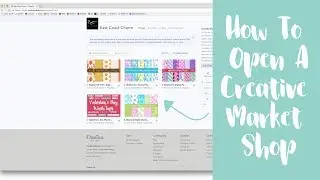 How To Open A Creative Market Shop | Passive Income For Designers