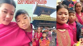 My First Vlog Manakamana Darshan Saker Pashupati Ko Aarati Herna Gayau😍 @NamrataMagarVlog2053