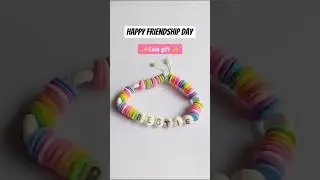 Name Friendship Bands DIY 🎁 Friendship day gift ideas #friendship #diy #art #handmade #craft #shorts