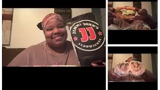 Jimmy Johns's Toasted Ultimate Italian Sandwich 🥪 Very Meaty Fully loaded 😋 