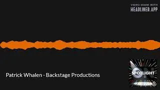 Patrick Whalen - Backstage Productions