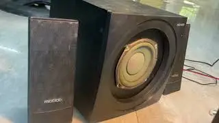 Microlab 2.1 Transformation Sony Subwoofer Swap (Sound Test)