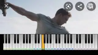Captain America Civil War Helicopter Scene BGM Easy Piano Tutorial perfect piano