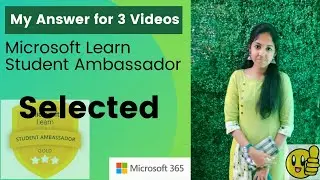 Microsoft Learn Student Ambassador Program (selected)