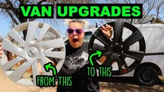Van Life Upgrades | NEW Wheel Cover / Hubcaps | Full Installation & Review