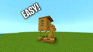 Minecraft FIRST DAY Starter House Tutorial!