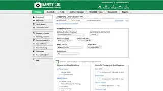 Training Tracker | Safety 101: Proactive Safety Software