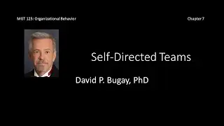 Self Directed Teams: Organizational Behavior - C7