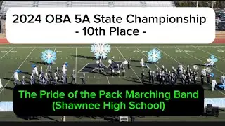 SNOW~ Shawnee High School Marching Band~ 2024 OBA 5A State Championship ~ 10th Placr