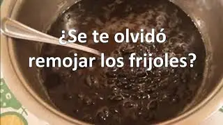 Cómo Ablandar los Frijoles Rápido SIN remojar. Cocer Frijoles de Olla Fácil