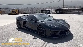 Extreme Online Store | C8 Corvette 5VM Carbon Fiber Side Skirts installed by @Lazc8